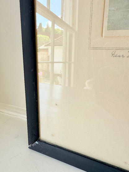 framed print of dutch windmill beside water in holland with reflection photographed on white surface