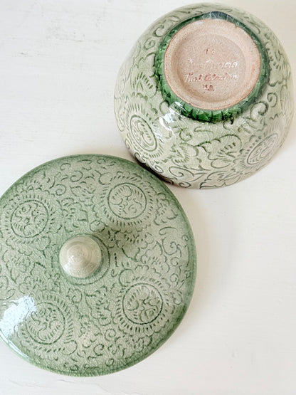 Celadon Lidded Pot