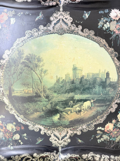 Windsor castle metal tray 