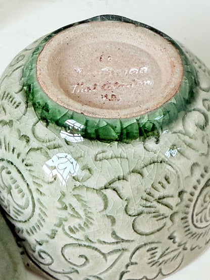 Celadon Lidded Pot