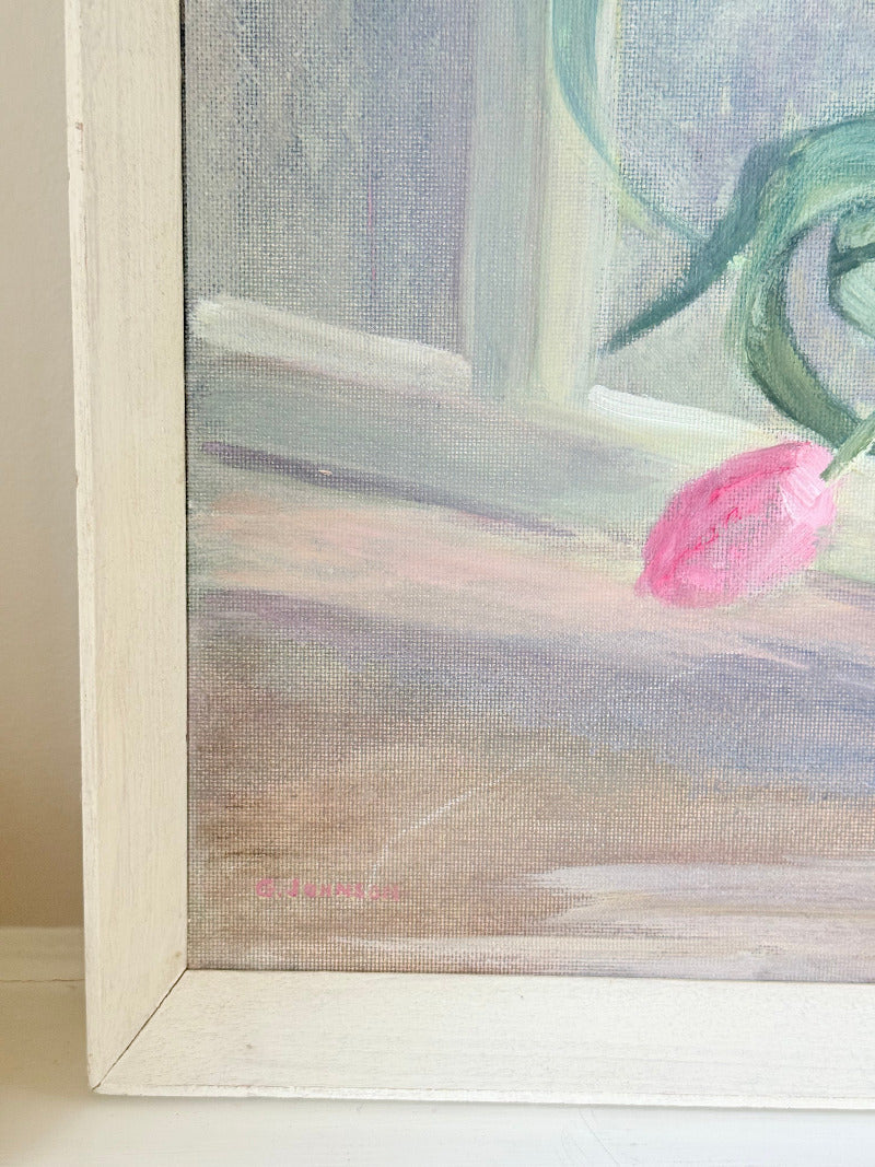 Flowers in oil