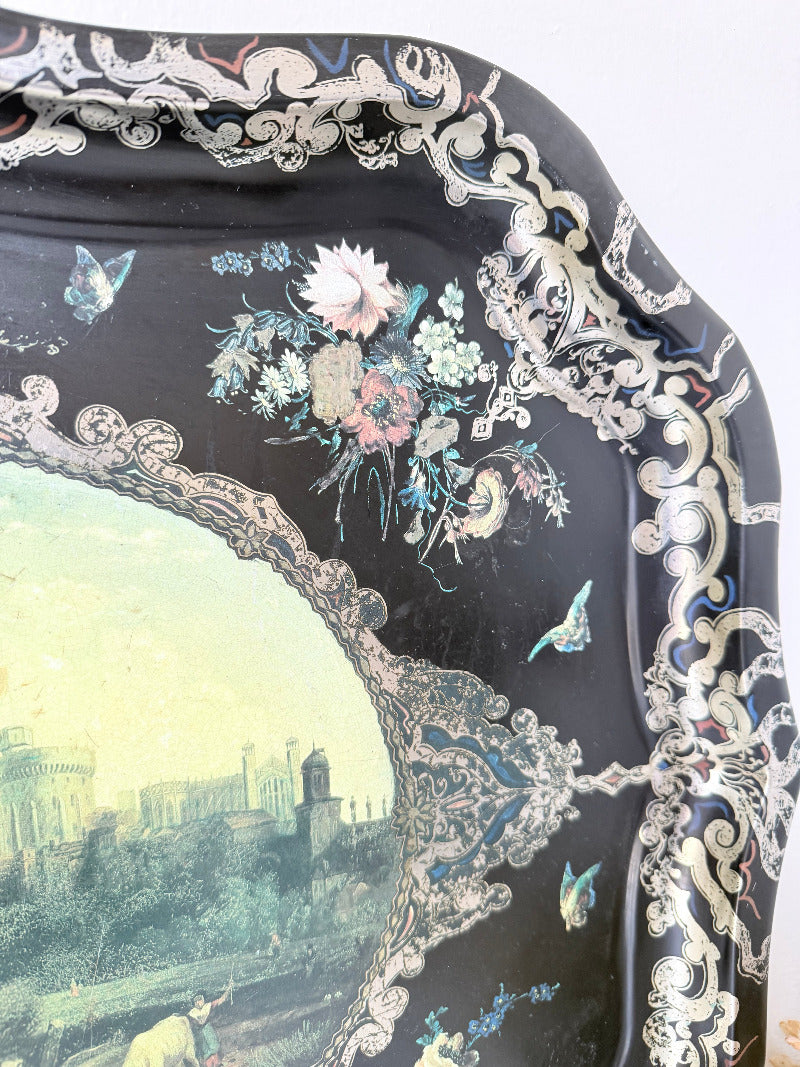 Windsor castle metal tray 