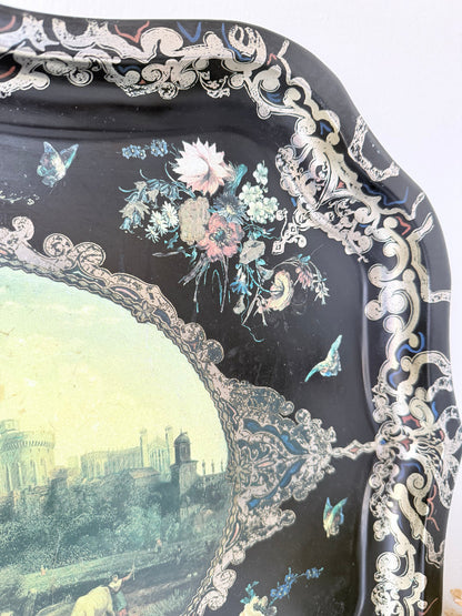 Windsor castle metal tray 