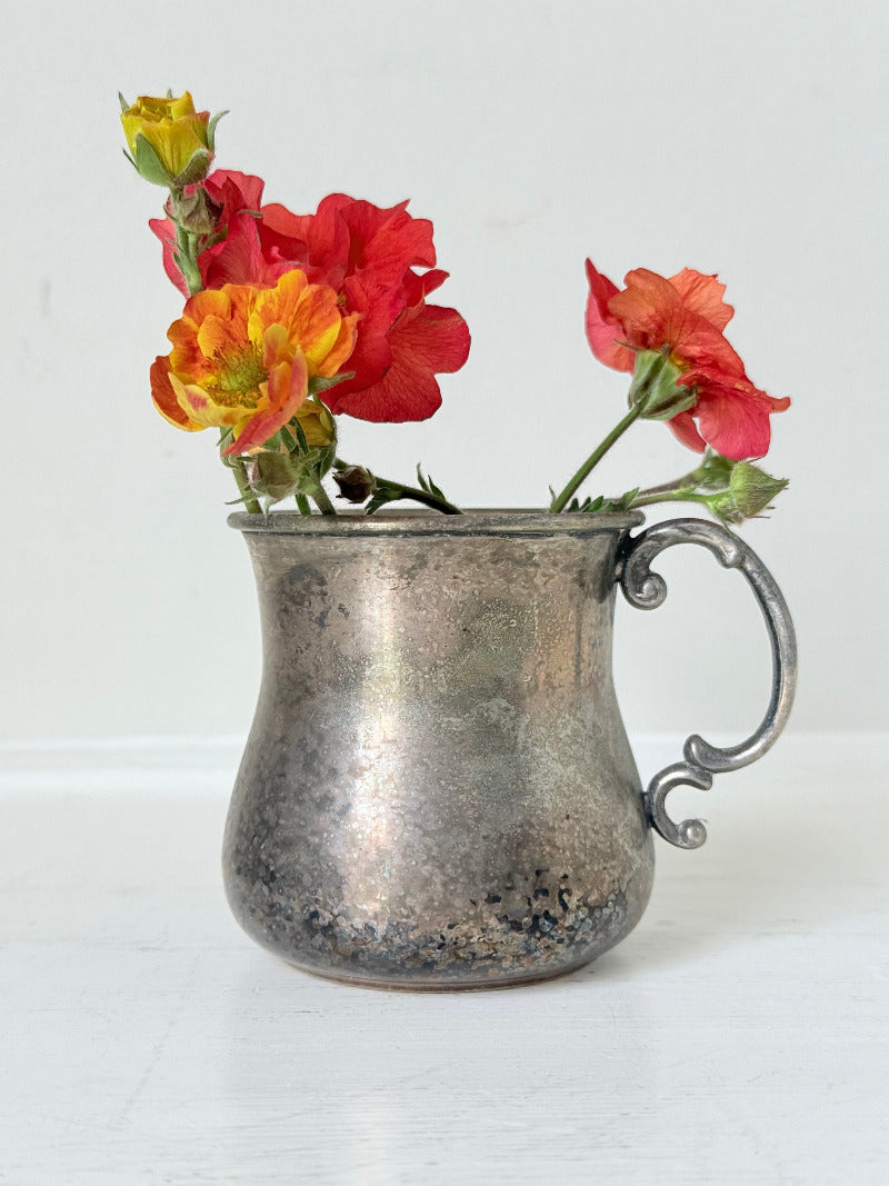 Silver plate cup