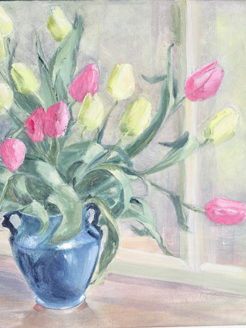 Flowers in oil