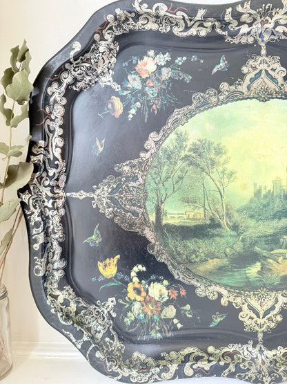 Windsor castle metal tray 