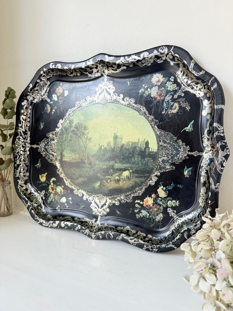 Windsor castle metal tray 