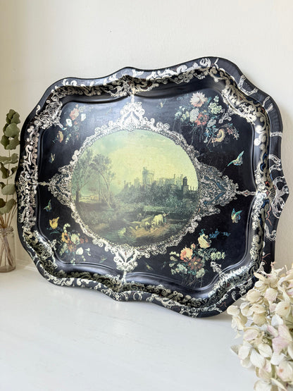 Windsor castle metal tray 