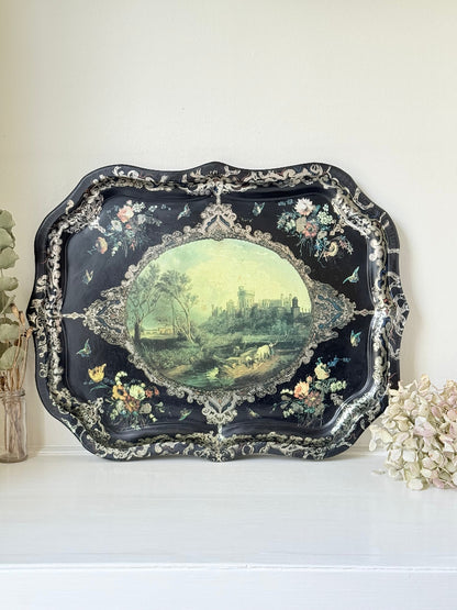 Windsor castle metal tray 