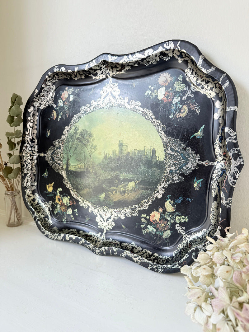 Windsor castle metal tray 