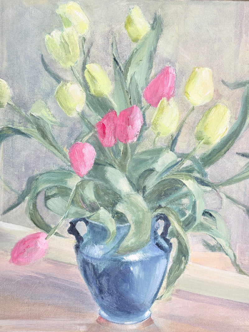 Flowers in oil