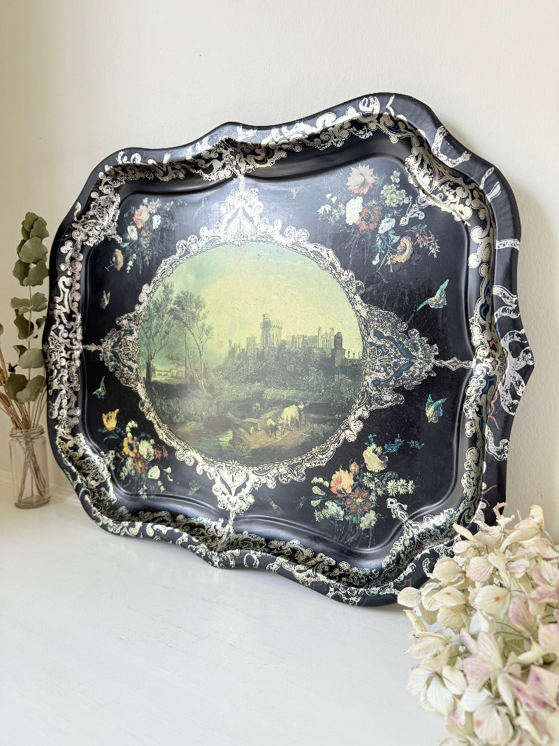 Windsor castle metal tray 