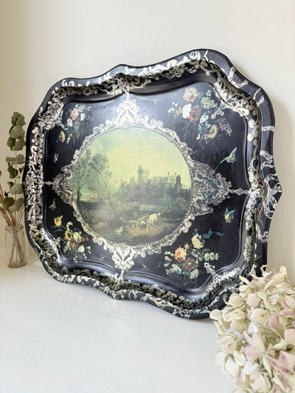 Windsor castle metal tray 