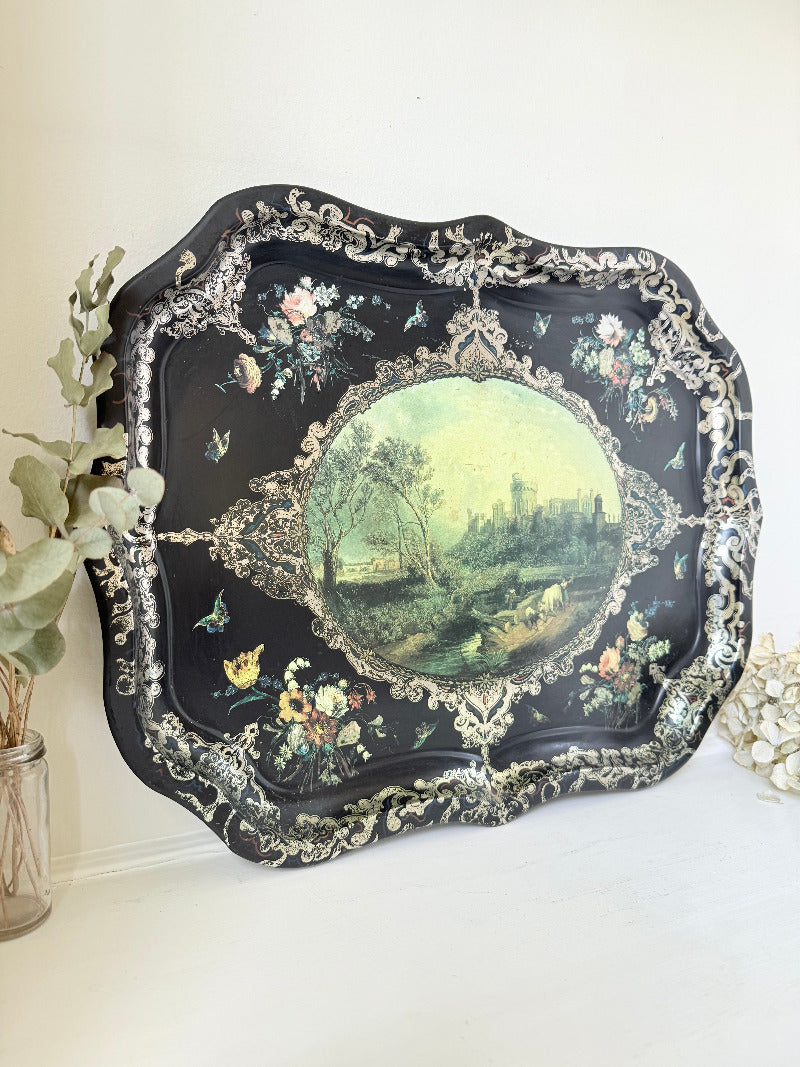 Windsor castle metal tray 