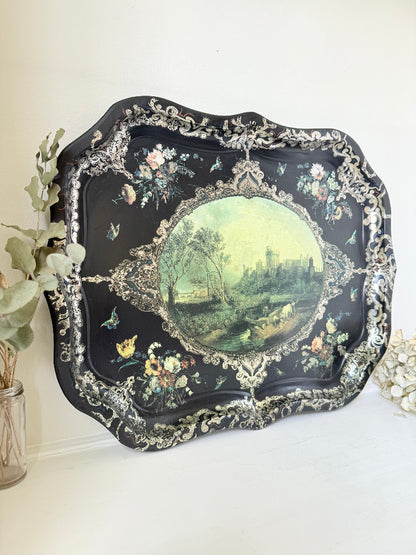 Windsor castle metal tray 