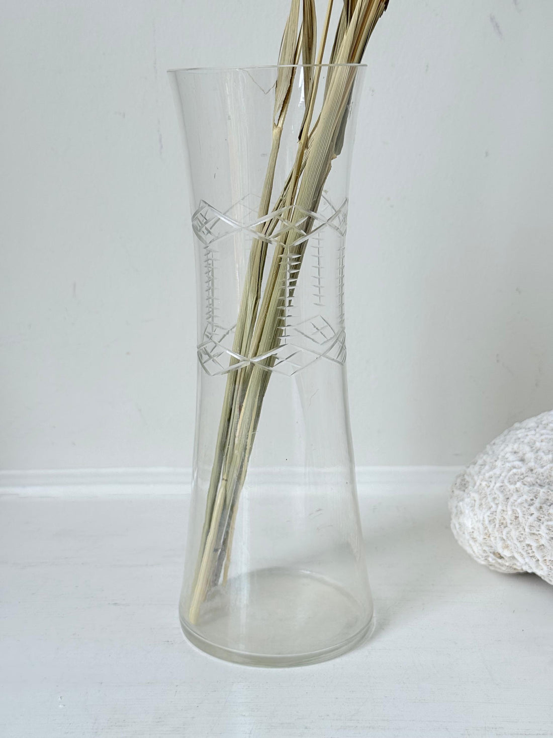Vintage glass vase