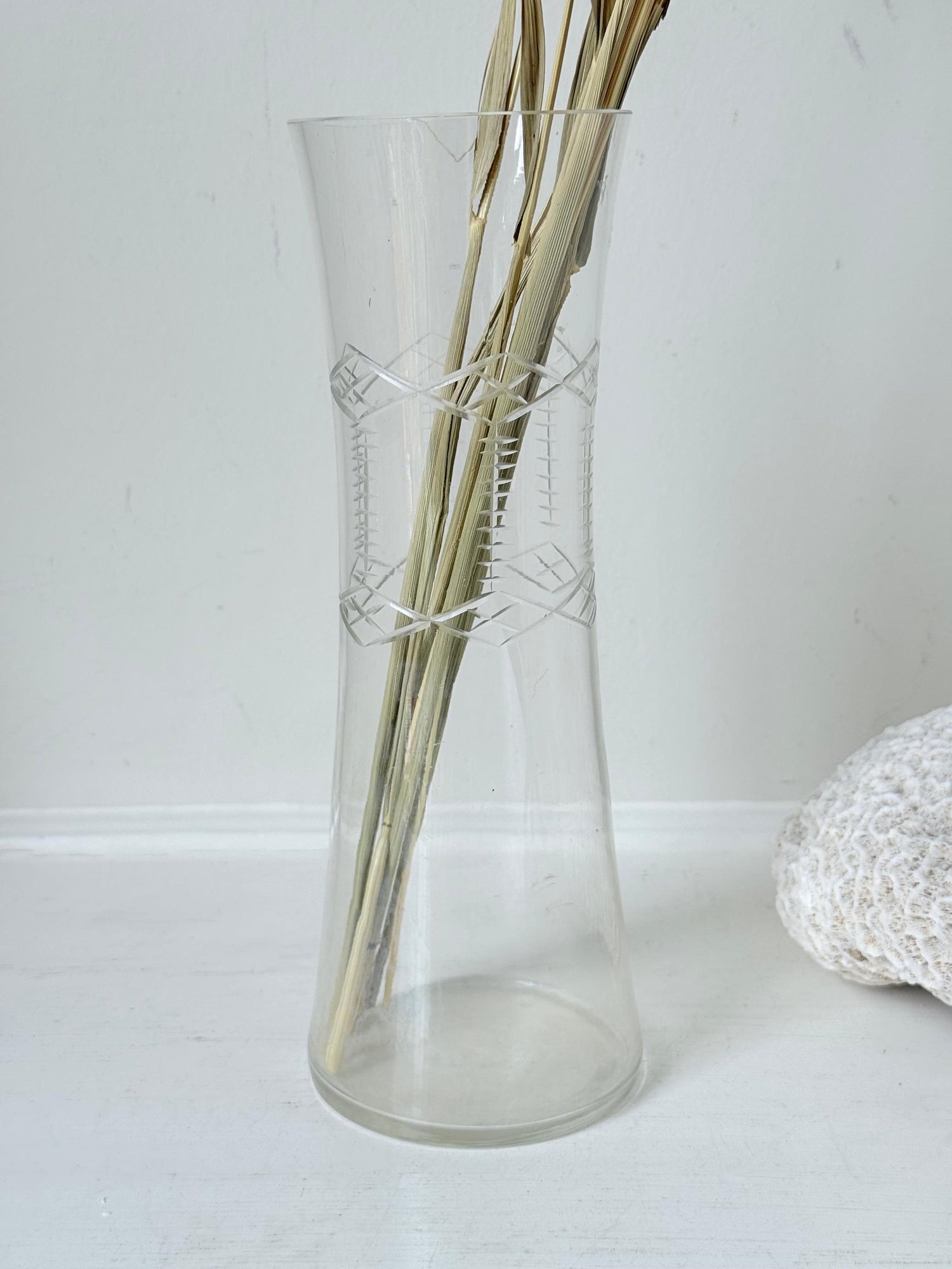 Vintage glass vase