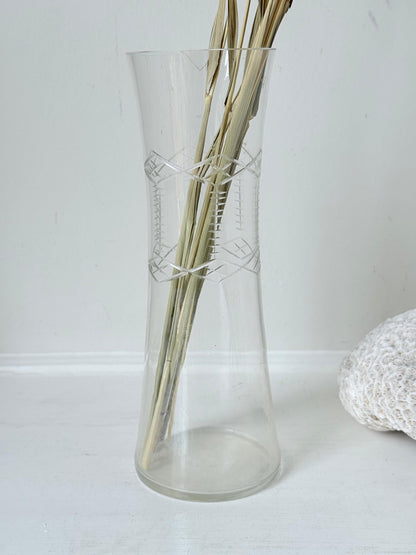 Vintage glass vase
