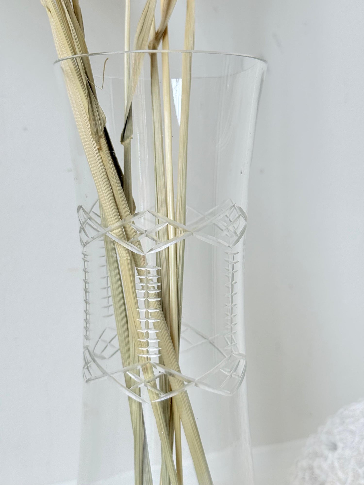 Vintage glass vase