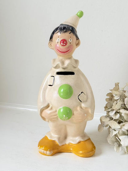 Ceramic clown Moneybox